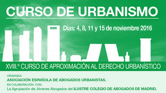 XVIII Edición del Curso de Aproximación al Derecho Urbanístico