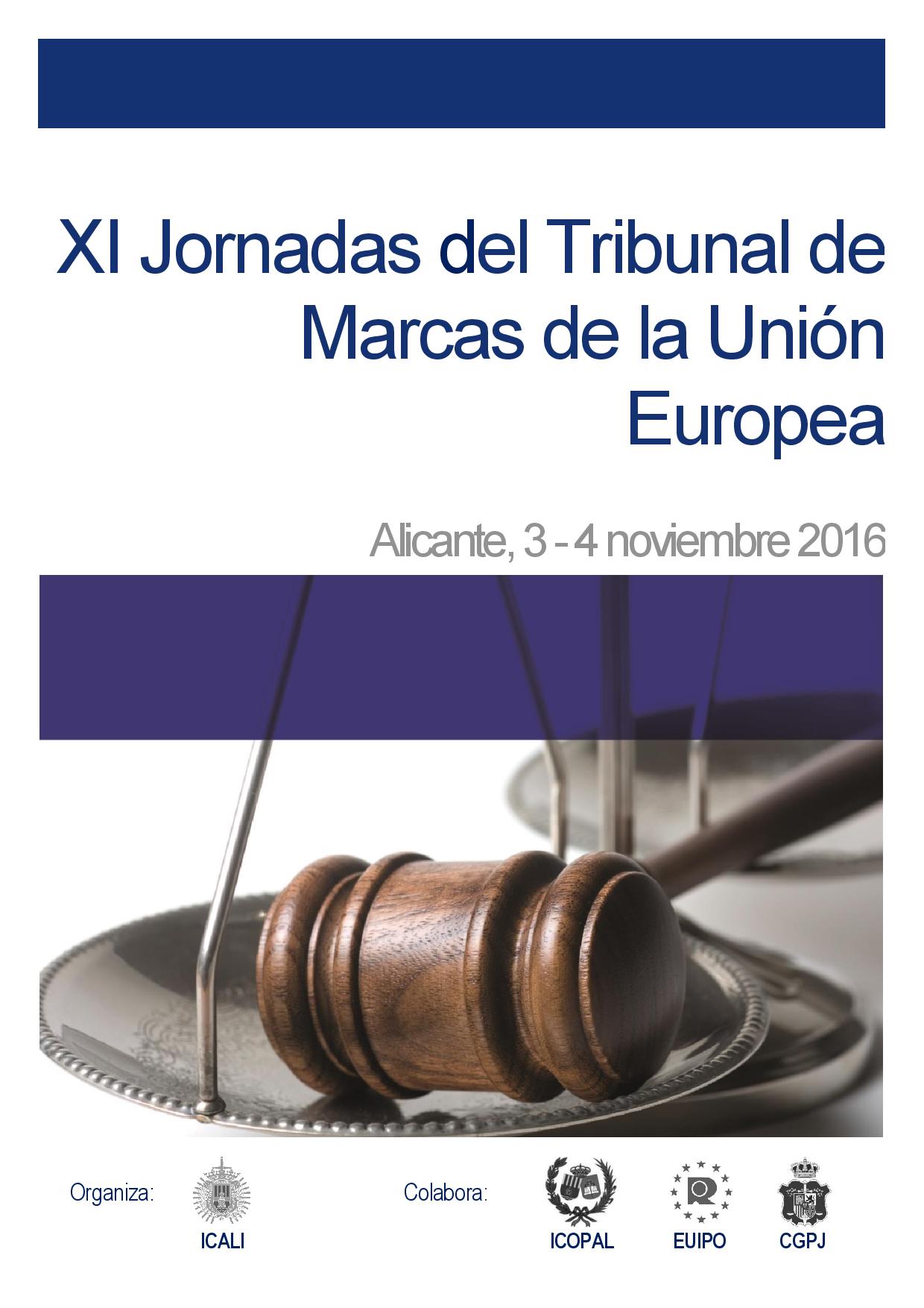 XI Jornadas del Tribunal de Marca de la Unión Europea