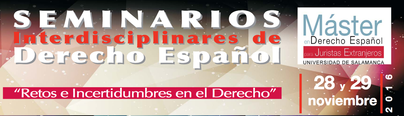 Seminarios interdisciplinares de Derecho Español