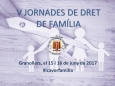 V Jornadas de Derecho de familia