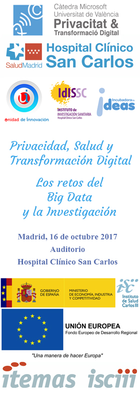 Privacidad, salud y transformación digital: Los retos del big data y la investigación