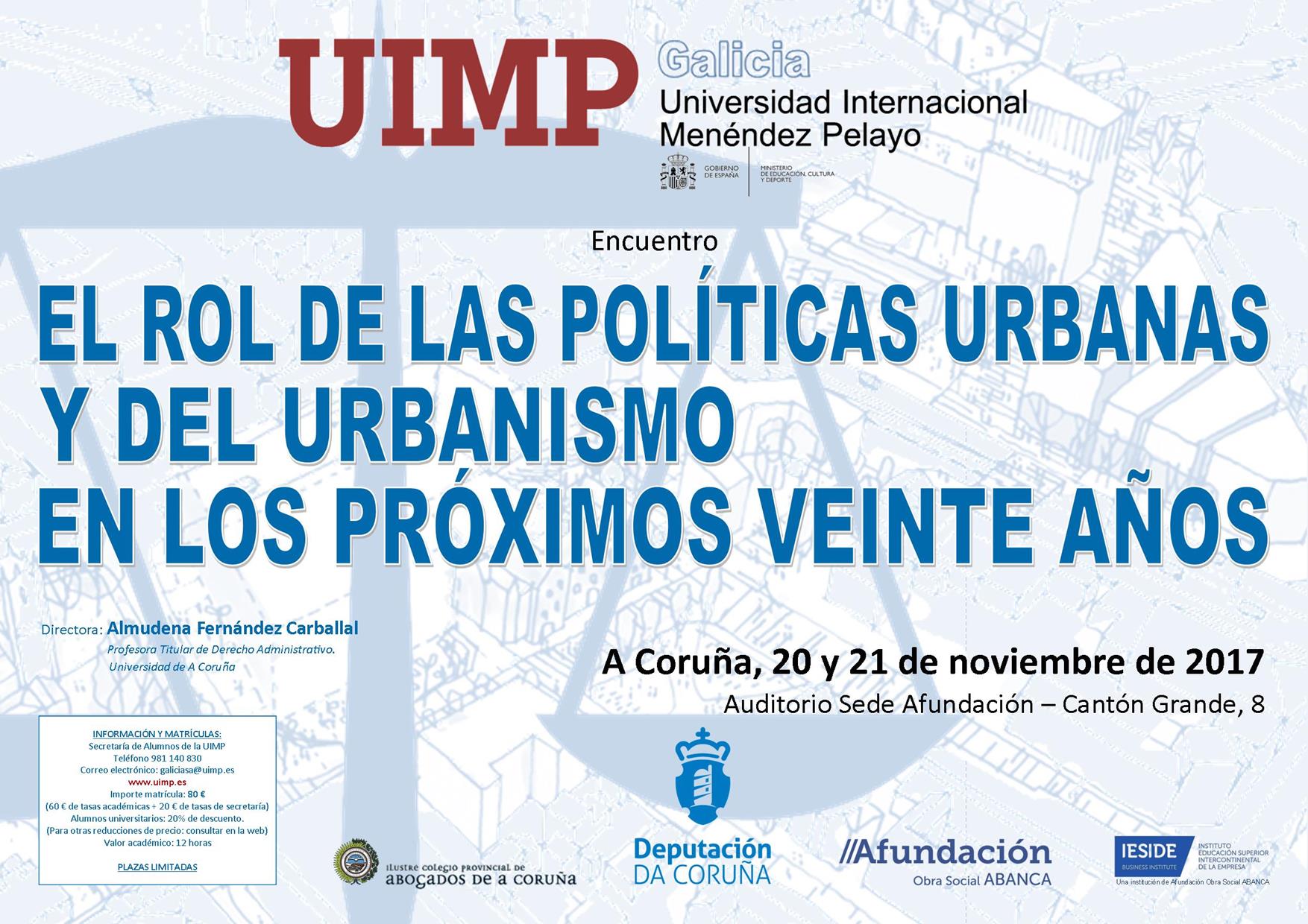 El rol de las políticas urbanas y del urbanismo en los próximos 20 años