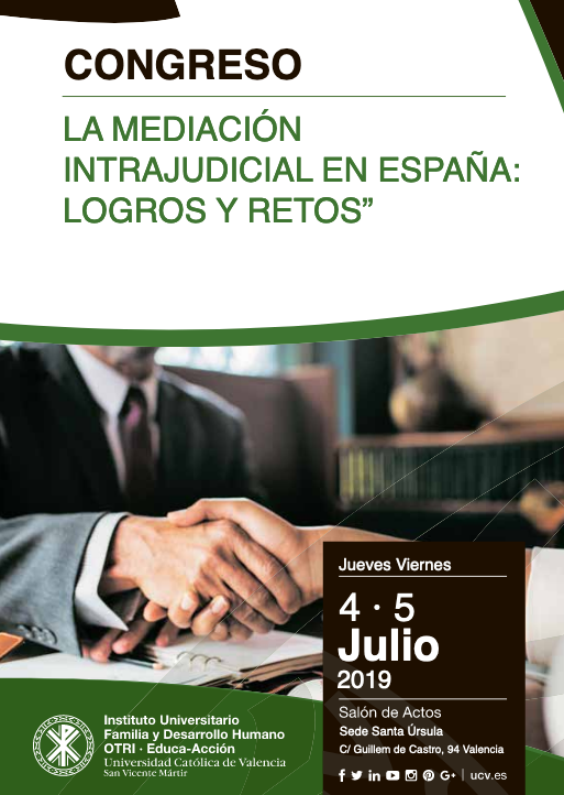 Congreso La mediación intrajudicial en España: Logros y retos