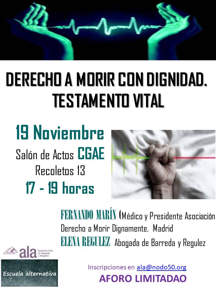 Derecho a morir con dignidad Testamento Vital