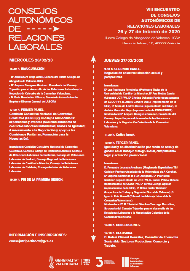 VIII Encuentro de Consejos de Relaciones Laborales de España