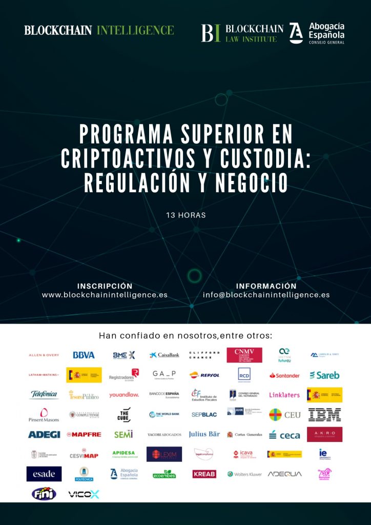 Programa superior certificado en criptoactivos y custodia: Regulación y Negocio