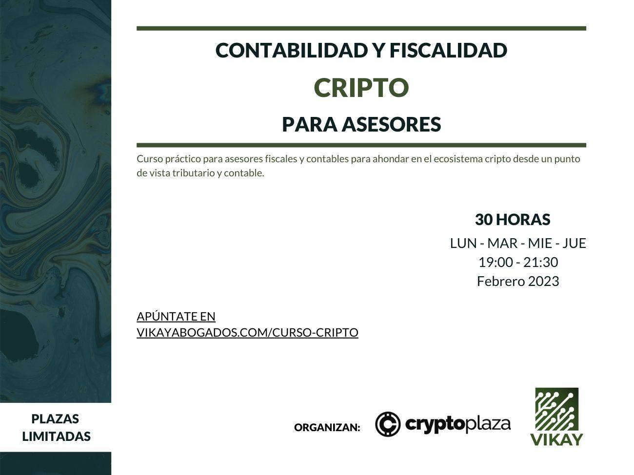 Curso de Contabilidad y Fiscalidad de Cripto