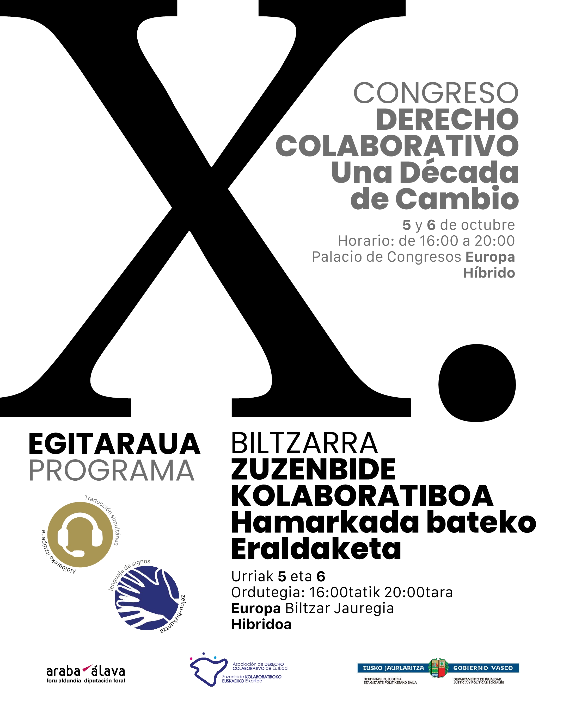 X congreso ADCE Derecho Colaborativo, Década de Cambio