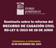 Seminario sobre reforma del recurso de casación civil