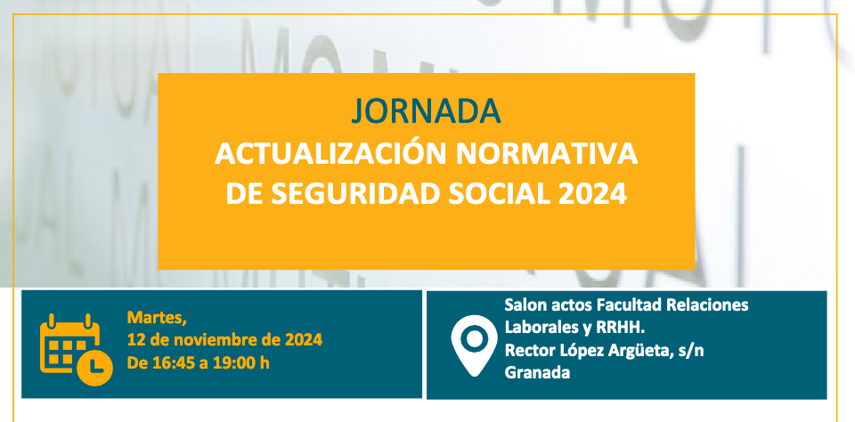 Jornada actualización normativa de Seguridad Social 2024