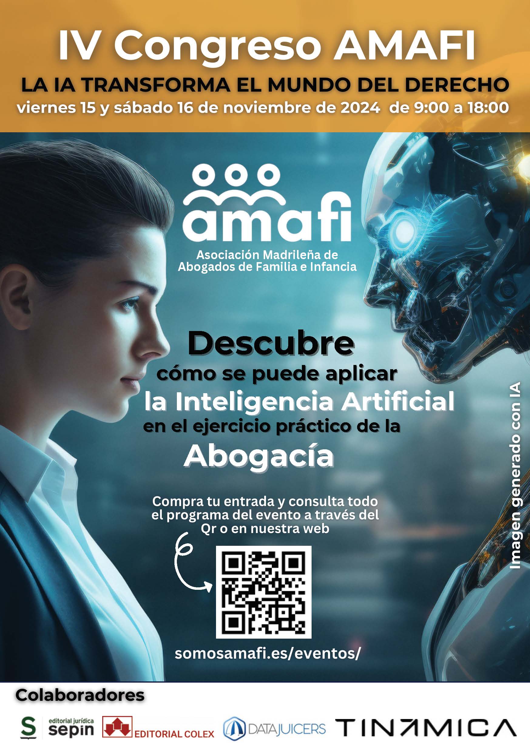 IV Congreso AMAFI sobre Inteligencia Artificial aplicada al ámbito jurídico