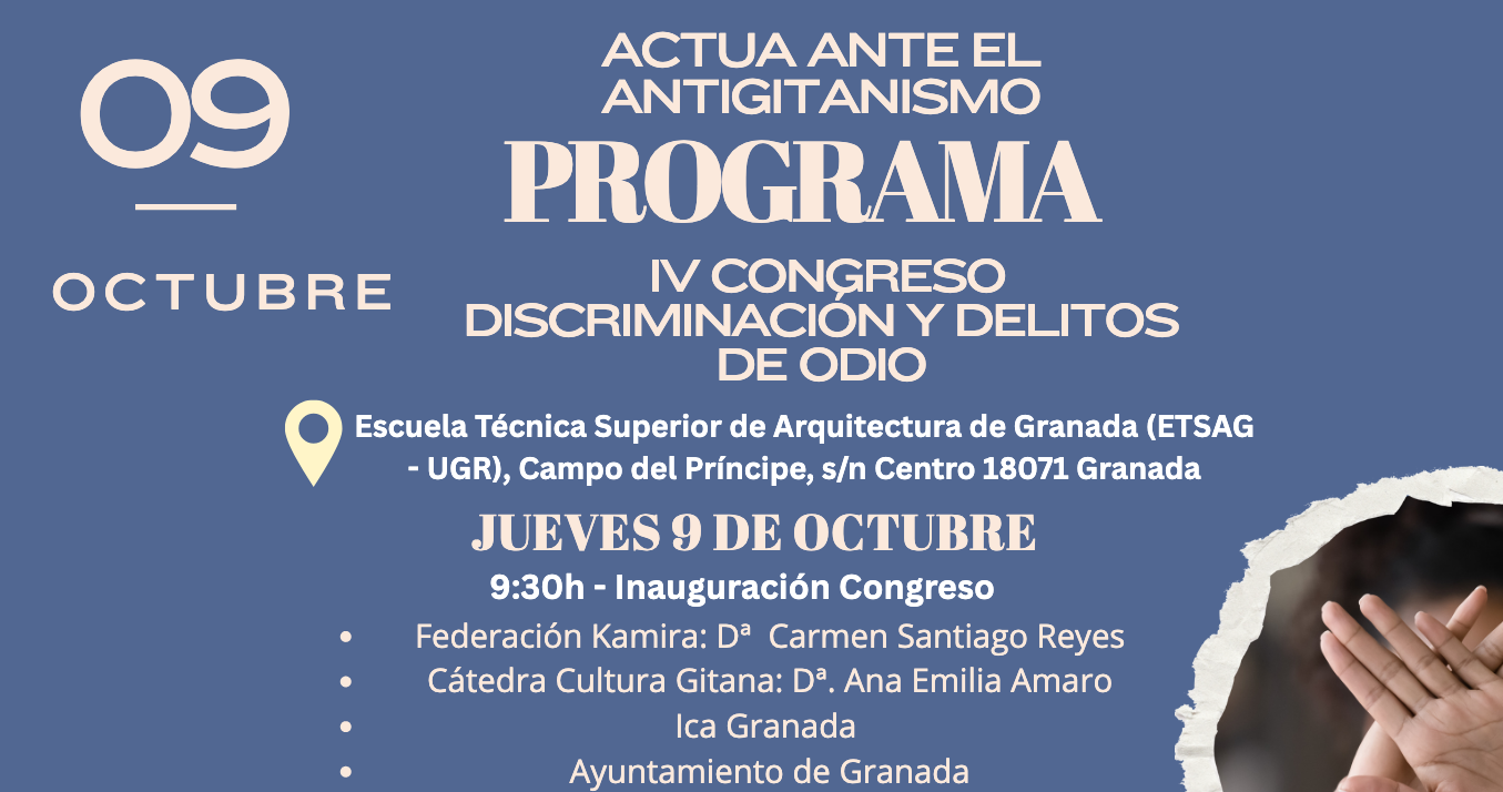 IV Congreso sobre Discriminación y Delitos de Odio Actúa ante el Antigitanismo