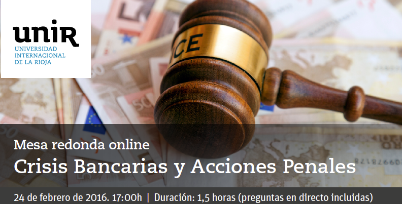 Crisis bancarias: acciones penales