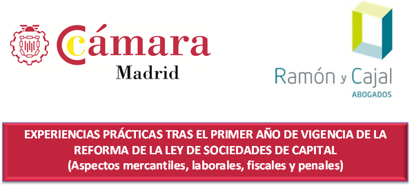 Experiencias prácticas tras el primer año de vigencia de la reforma de la Ley de Sociedades de Capital 