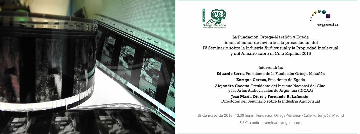 IV Seminario de la Industria Audiovisual y la Propiedad Intelectual