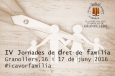 IV jornadas de derecho de familia